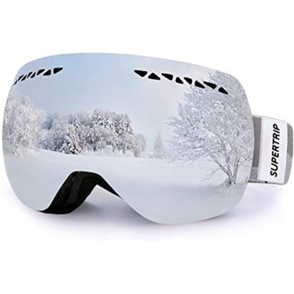 Supertrip Professional Ski Goggles for Men and Women Double Lens Anti-Fog Big